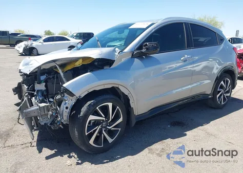 2019 Honda Hr-V Sport из США, поврежденный, VIN 3CZRU5H12KG706059